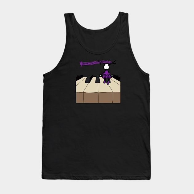 Piano life girl Tank Top by Guastevi